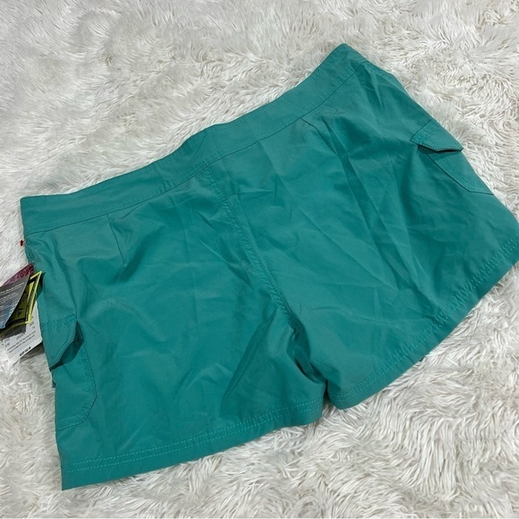 Kanu Surf Women's Breeze Solid Stretch Boardshorts Teal Size 14 NWT - Picture 10 of 13